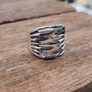 Spliced Sp 925 Ring Jewelry Size 9 R822